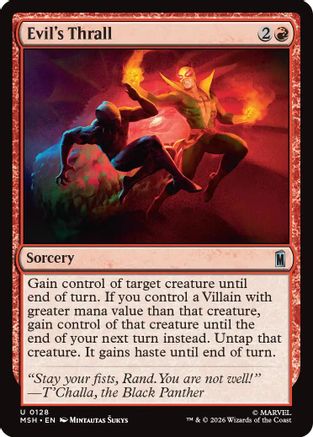 Evil's Thrall  [Marvel Super Heroes] Foil