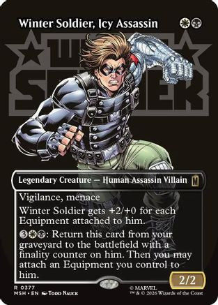 Winter Soldier, Icy Assassin (Borderless)  [Marvel Super Heroes]