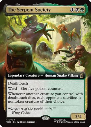 The Serpent Society (Extended Art)  [Marvel Super Heroes]