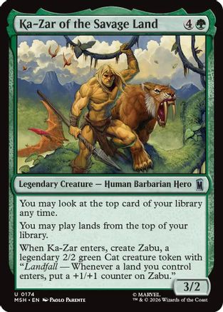 Ka-Zar of the Savage Land  [Marvel Super Heroes] Foil