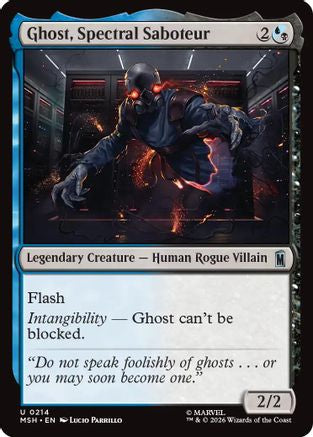 Ghost, Spectral Saboteur  [Marvel Super Heroes] Foil