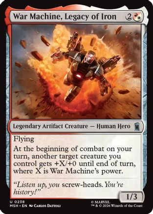 War Machine, Legacy of Iron  [Marvel Super Heroes] Foil