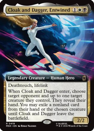 Cloak and Dagger, Entwined (Extended Art)  [Marvel Super Heroes] Foil