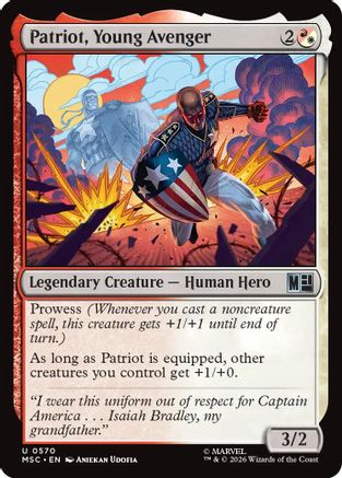 Patriot, Young Avenger  [Marvel Super Heroes] Foil