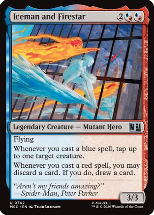 Iceman and Firestar  [Marvel Super Heroes]
