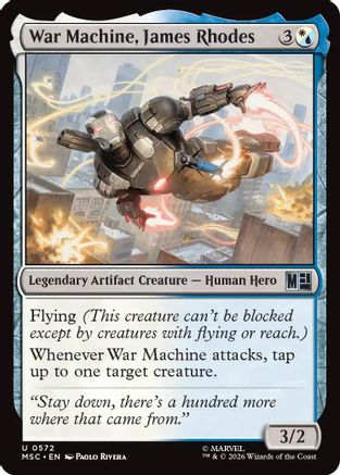 War Machine, James Rhodes  [Marvel Super Heroes]