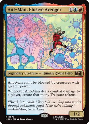 Ant-Man, Elusive Avenger (Surge Foil)  [Commander: Marvel Super Heroes] Foil