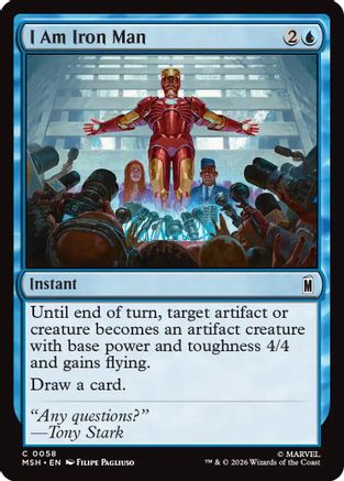 I Am Iron Man  [Marvel Super Heroes] Foil