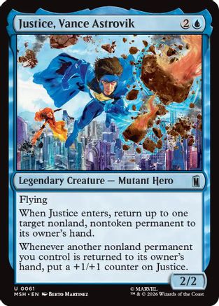 Justice, Vance Astrovik  [Marvel Super Heroes] Foil