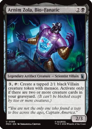 Arnim Zola, Bio-Fanatic  [Marvel Super Heroes] Foil