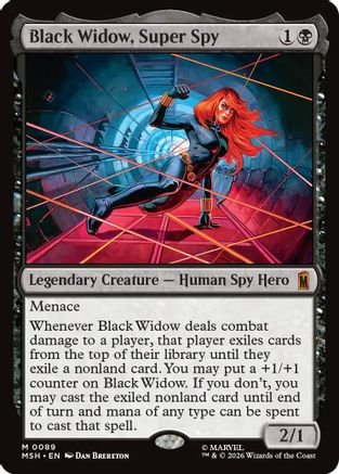 Black Widow, Super Spy  [Marvel Super Heroes] Foil