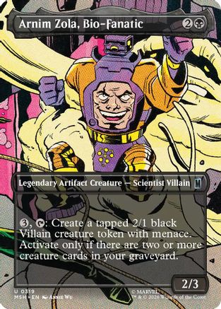 Arnim Zola, Bio-Fanatic (Borderless)  [Marvel Super Heroes]