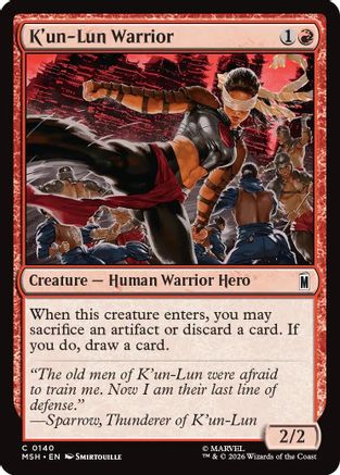 K'un-Lun Warrior  [Marvel Super Heroes]