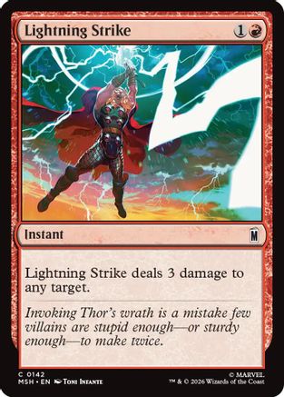 Lightning Strike  [Marvel Super Heroes] Foil