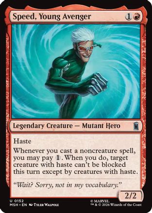 Speed, Young Avenger  [Marvel Super Heroes]