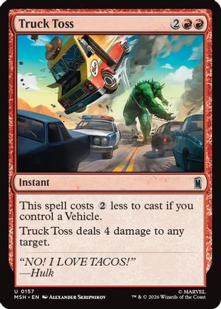 Truck Toss  [Marvel Super Heroes] Foil