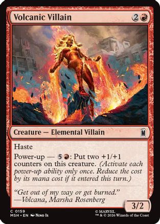 Volcanic Villain  [Marvel Super Heroes] Foil