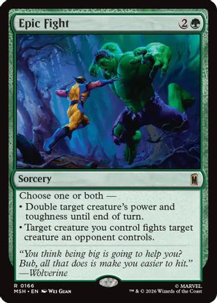 Epic Fight  [Marvel Super Heroes] Foil