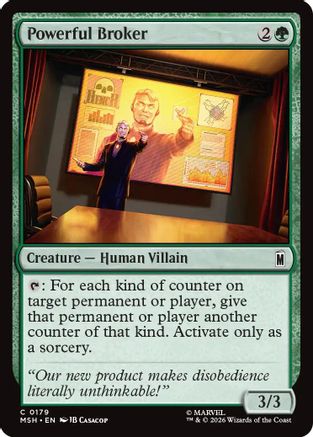 Powerful Broker  [Marvel Super Heroes] Foil