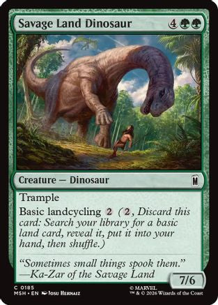 Savage Land Dinosaur  [Marvel Super Heroes] Foil
