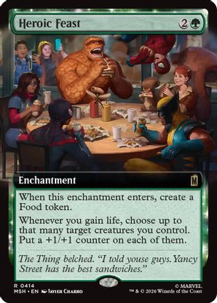 Heroic Feast (Extended Art)  [Marvel Super Heroes]