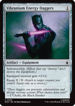 Vibranium Energy Daggers  [Marvel Super Heroes]