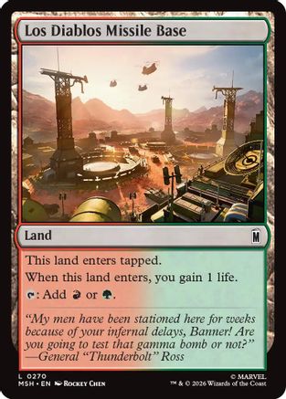 Los Diablos Missile Base  [Marvel Super Heroes] Foil