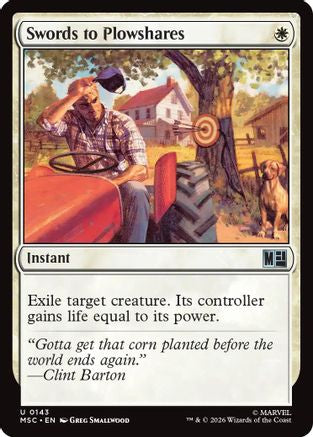 Swords to Plowshares  [Commander: Marvel Super Heroes]