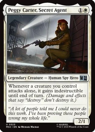 Peggy Carter, Secret Agent  [Commander: Marvel Super Heroes]