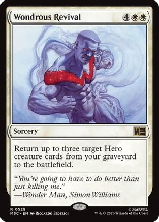 Wondrous Revival  [Commander: Marvel Super Heroes] Foil