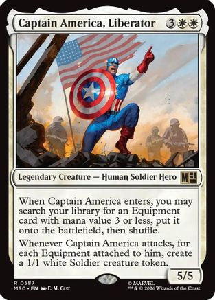 Captain America, Liberator  [Commander: Marvel Super Heroes]