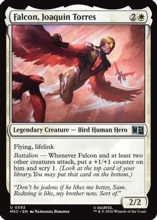 Falcon, Joaquin Torres  [Commander: Marvel Super Heroes] Foil