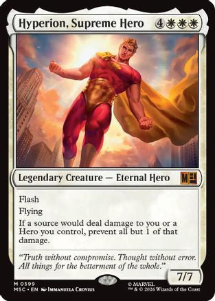 Hyperion, Supreme Hero  [Commander: Marvel Super Heroes] Foil