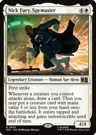 Nick Fury, Spymaster  [Commander: Marvel Super Heroes] Foil