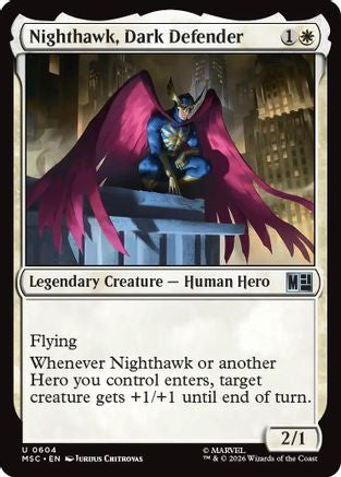 Nighthawk, Dark Defender  [Commander: Marvel Super Heroes] Foil