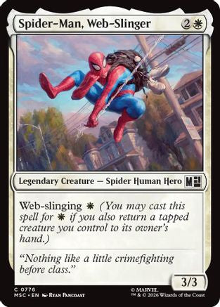 Spider-Man, Web-Slinger  [Commander: Marvel Super Heroes] Foil