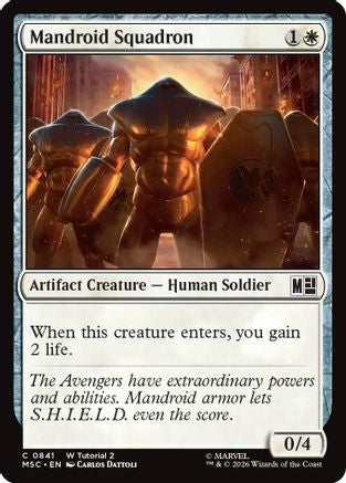 Mandroid Squadron  [Commander: Marvel Super Heroes]