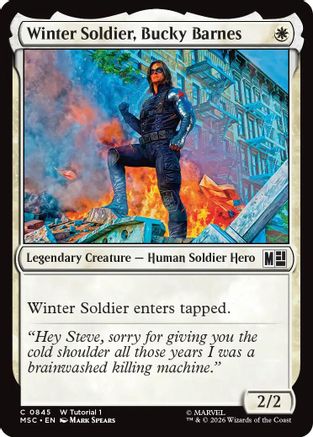 Winter Soldier, Bucky Barnes  [Commander: Marvel Super Heroes]