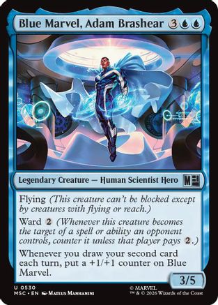 Blue Marvel, Adam Brashear  [Commander: Marvel Super Heroes] Foil