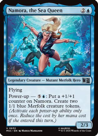 Namora, the Sea Queen  [Commander: Marvel Super Heroes] Foil