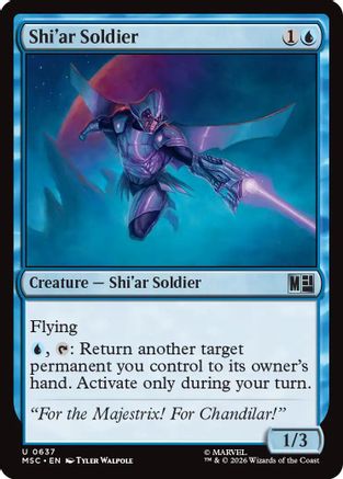 Shi'ar Soldier  [Commander: Marvel Super Heroes] Foil