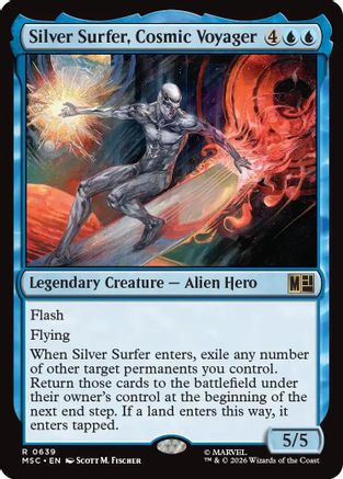 Silver Surfer, Cosmic Voyager  [Commander: Marvel Super Heroes] Foil