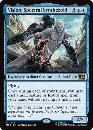 Vision, Spectral Synthezoid  [Commander: Marvel Super Heroes]