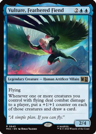 Vulture, Feathered Fiend  [Commander: Marvel Super Heroes] Foil