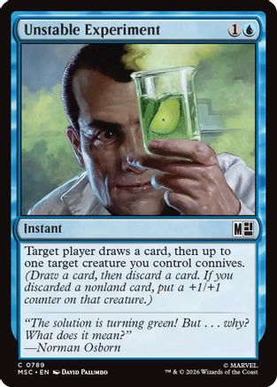 Unstable Experiment  [Commander: Marvel Super Heroes]