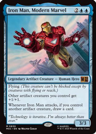 Iron Man, Modern Marvel  [Commander: Marvel Super Heroes] Foil