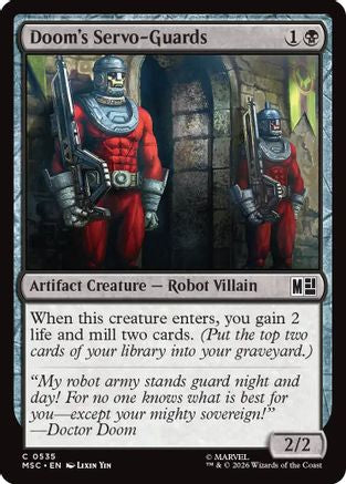 Doom's Servo-Guards  [Commander: Marvel Super Heroes] Foil