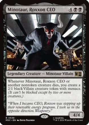 Minotaur, Roxxon CEO  [Commander: Marvel Super Heroes] Foil