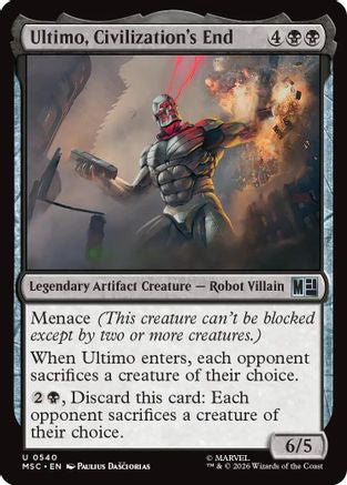 Ultimo, Civilization's End  [Commander: Marvel Super Heroes] Foil