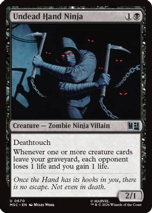 Undead Hand Ninja  [Commander: Marvel Super Heroes] Foil